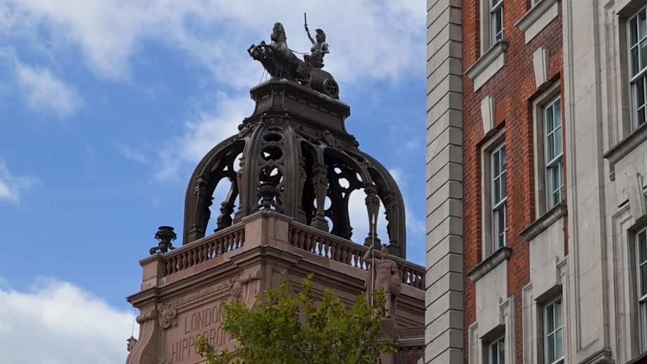 Exterior view of the London Hippodrome showcasing historic architecture, entertainment heritage, and its significance as a cultural landmark