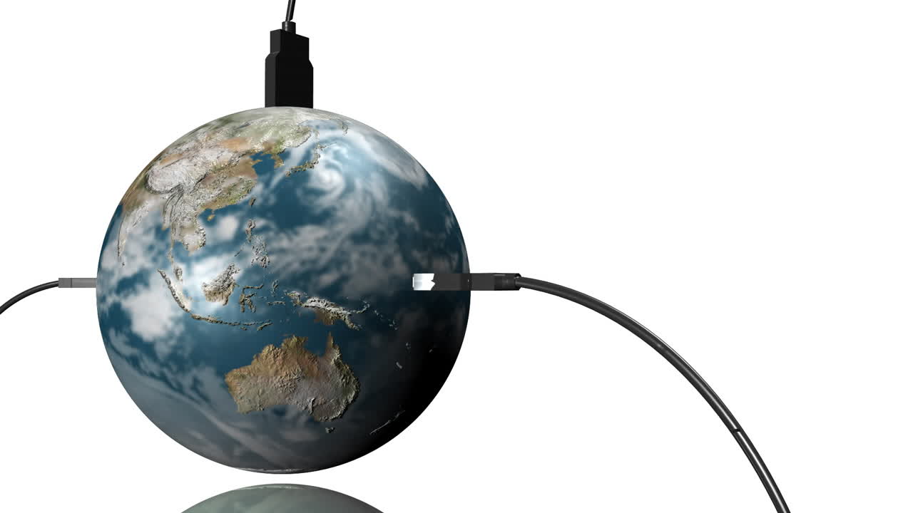 usb verde de la tierra