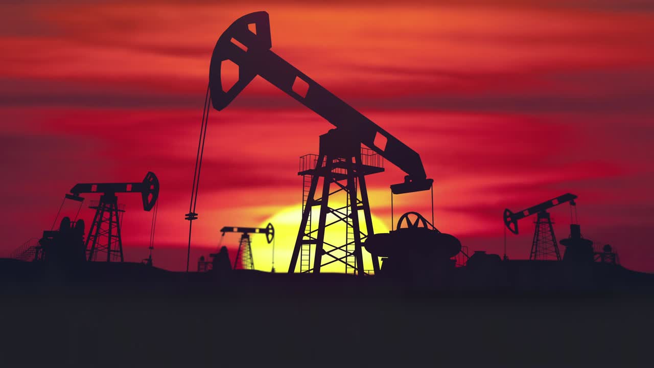 ecología global fábrica de gasolina bombeo de petróleo en la etapa de fabricación campo de petróleo