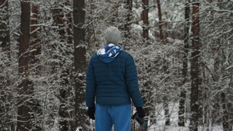 photographer on the snow