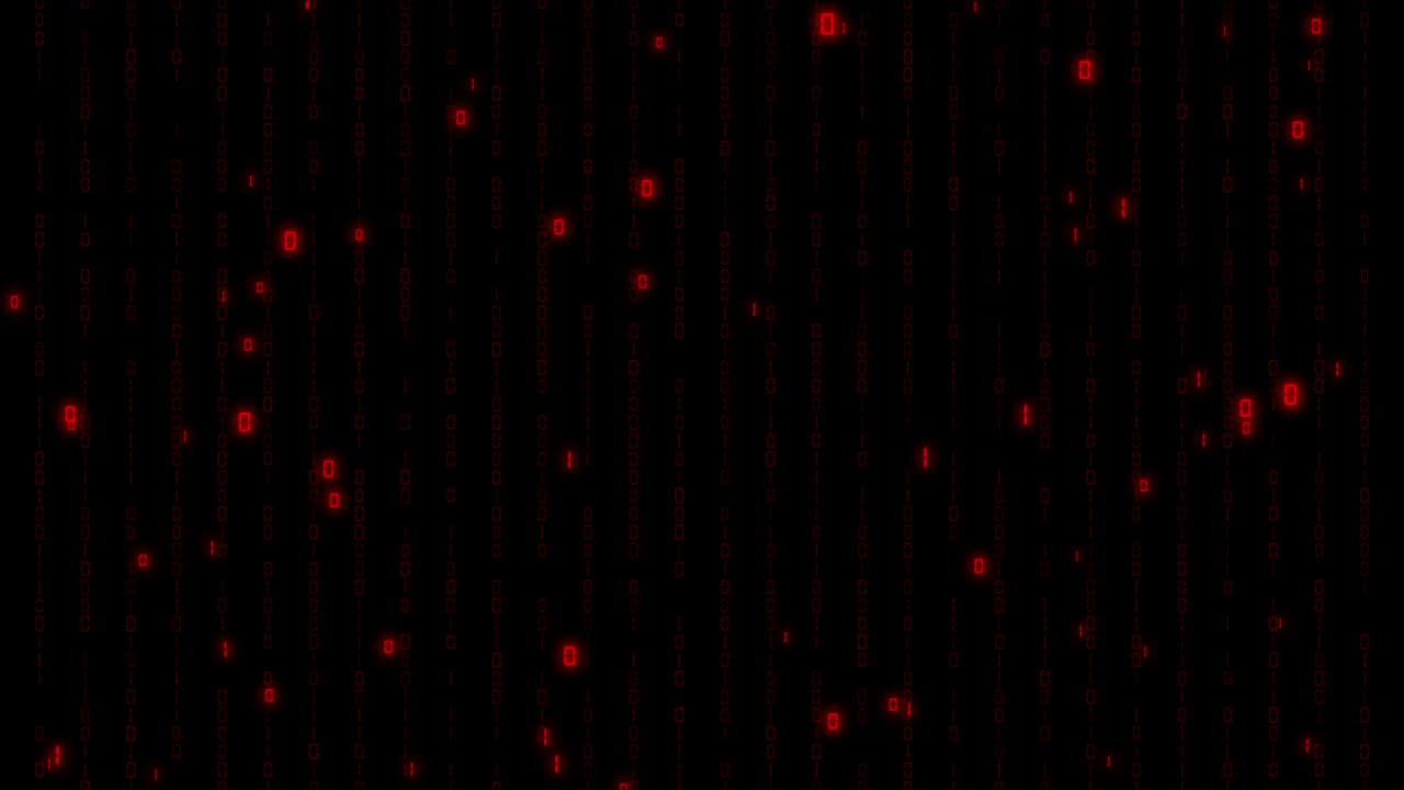 Abstract background with binary code