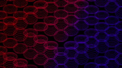 abstract line 3d virtual isometric sphere lighting moving, technology network digital data transfer concept design, glowing on black background seamless looping animation 4k with matte alpha channel