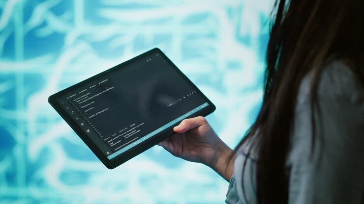 Engineer uses tablet and AI deep neural networks to solve tasks