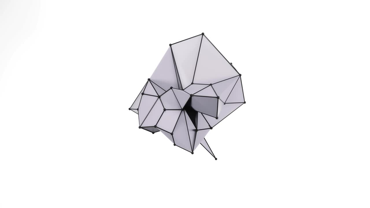 4k polígonos abstractos que se colapsan.