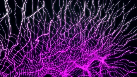 línea ondulada abstracta bucle de fondo de movimiento vj colorido con espacio para texto, logotipos, gráficos y títulos