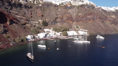 puerto santorini aguas azules! isla de santorini oia