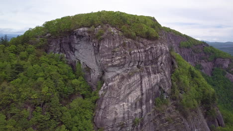 flying away from whiteside mountiain in north carolina