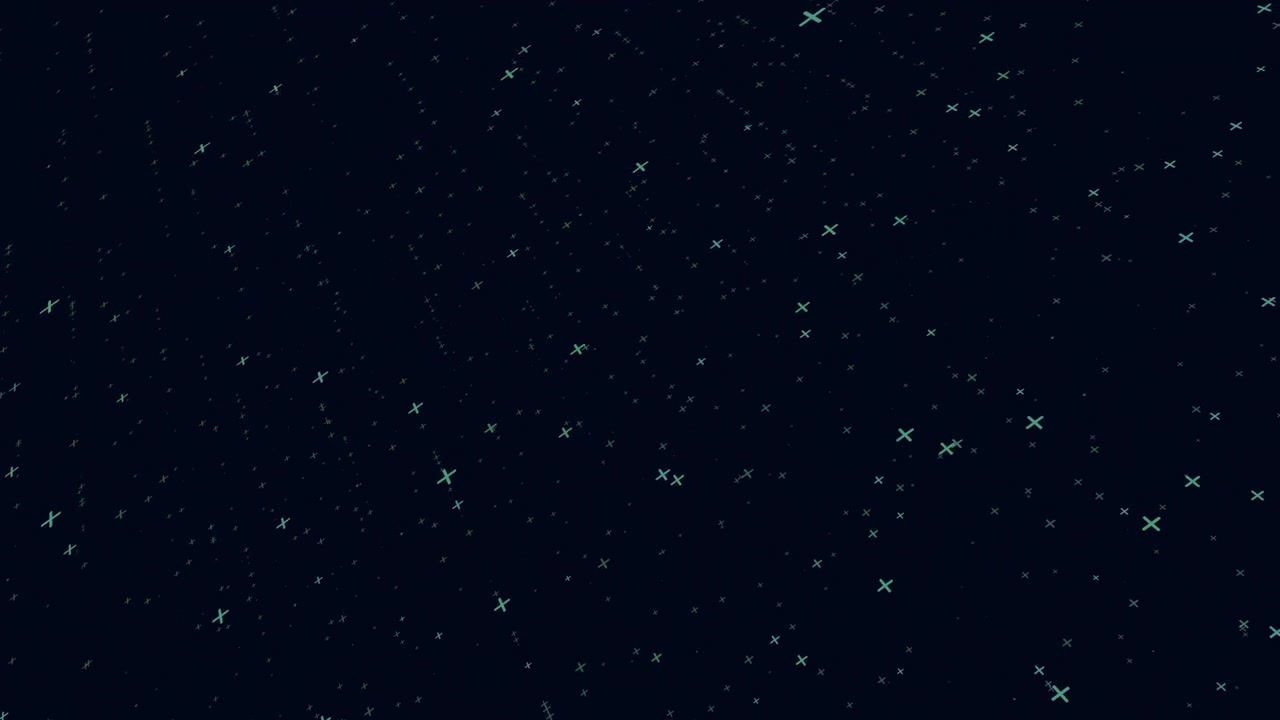Nighttime magic a mesmerizing night sky with twinkling green stars