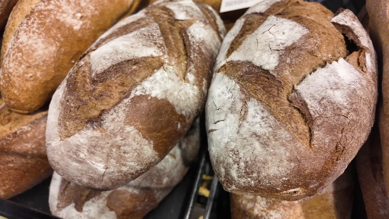 Assortment of Brown Bread Loaves