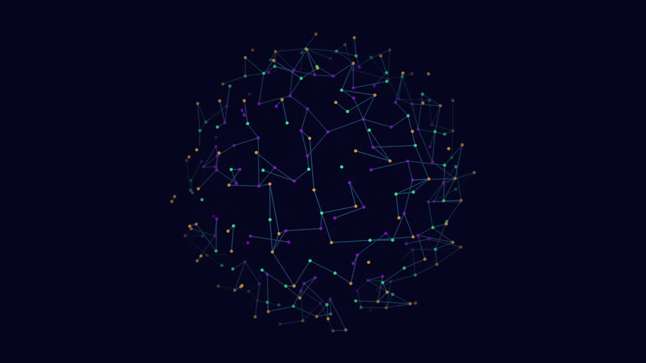 Stunning sphere-like constellation stars form intricate patterns