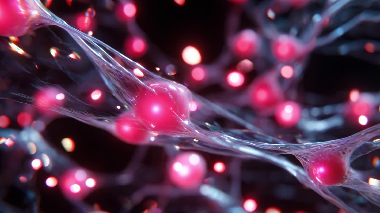 A Stunning Close-up Perspective on the Complex Interconnections of Neurons Displaying Vibrant Colors and Dynamic Structures Capturing the Essence of Neurobiology and Its Intricate Functions