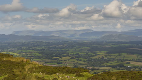 time lapse of rural agricultural nature landscape during the day in ireland