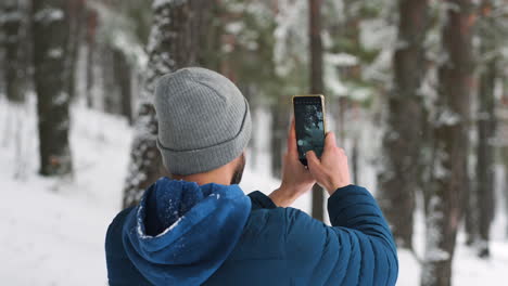 photographer on the snow