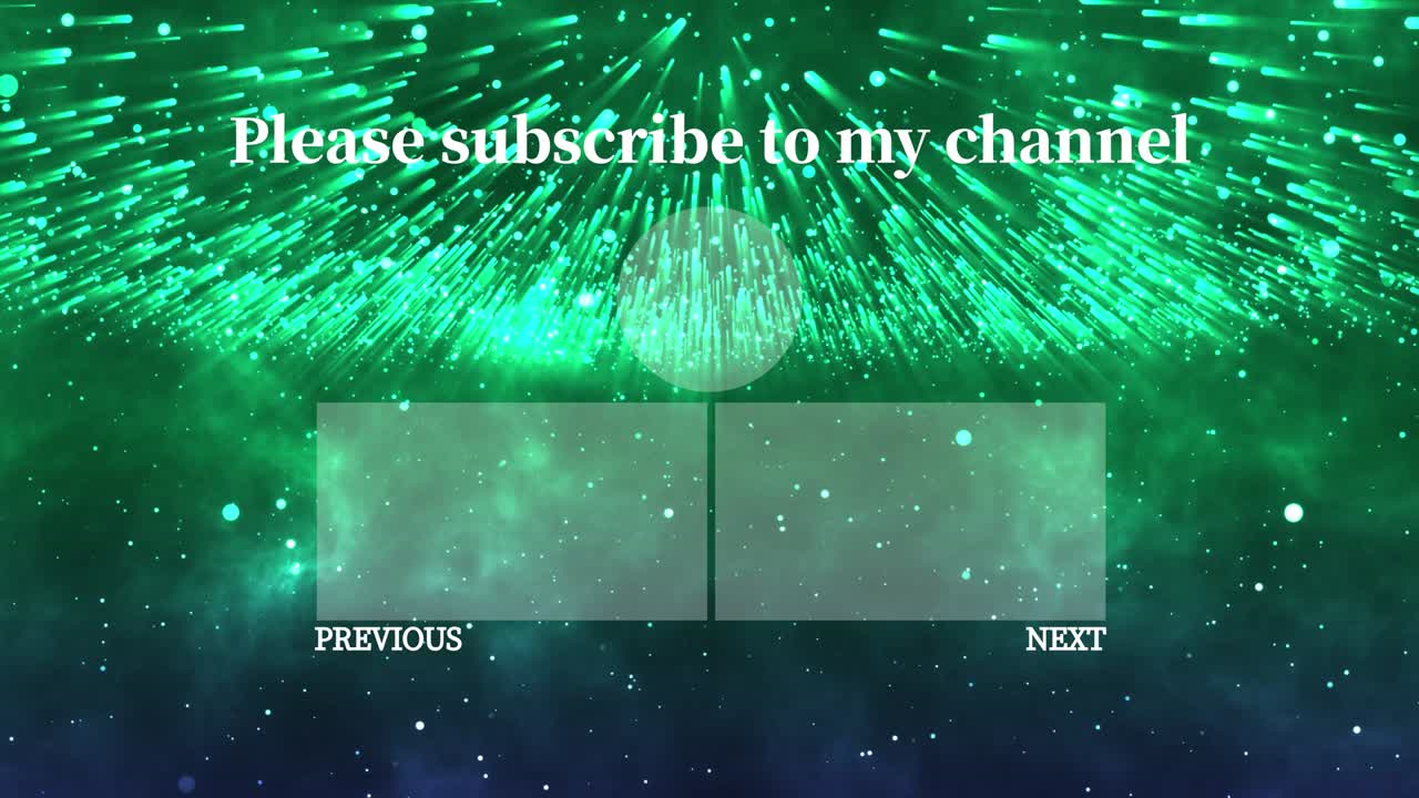 환상적인 라이트 엔드 카드 엔딩 스크린 모션 그래픽