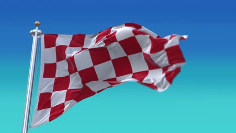 4k a cuadros bandera de carrera tela de seda revoloteando las banderas de carreras de chequeo, agitando la tela.