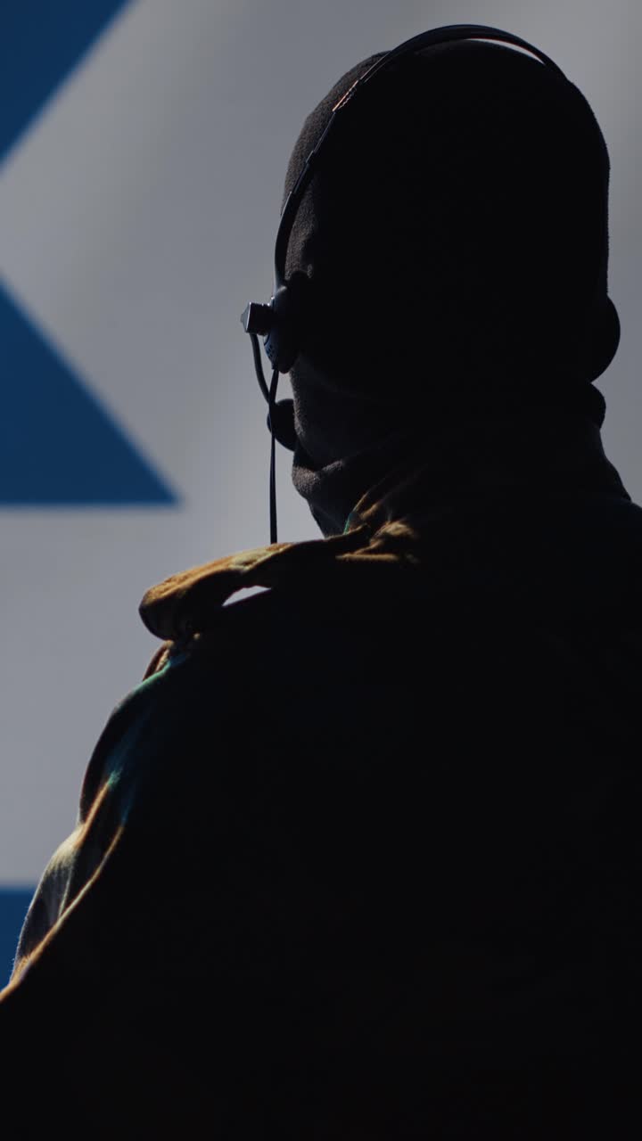 Vertical video Israel Mossad agent using military software preventing rockets