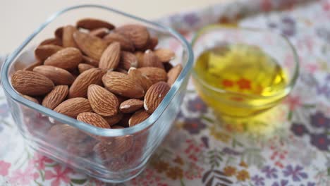 almonds and almond oil