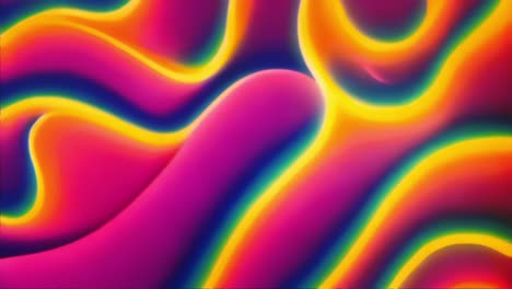 Abstract-mesmerizing-retro-animation:-tangled-curves-gracefully-transform,-merge,-and-reshape