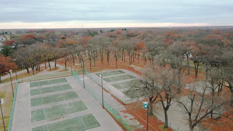 late autumn in a local park