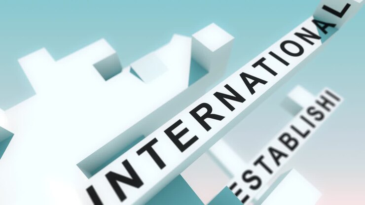 ISO 9001 words animated with cubes