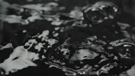 close-up of water boiling fast