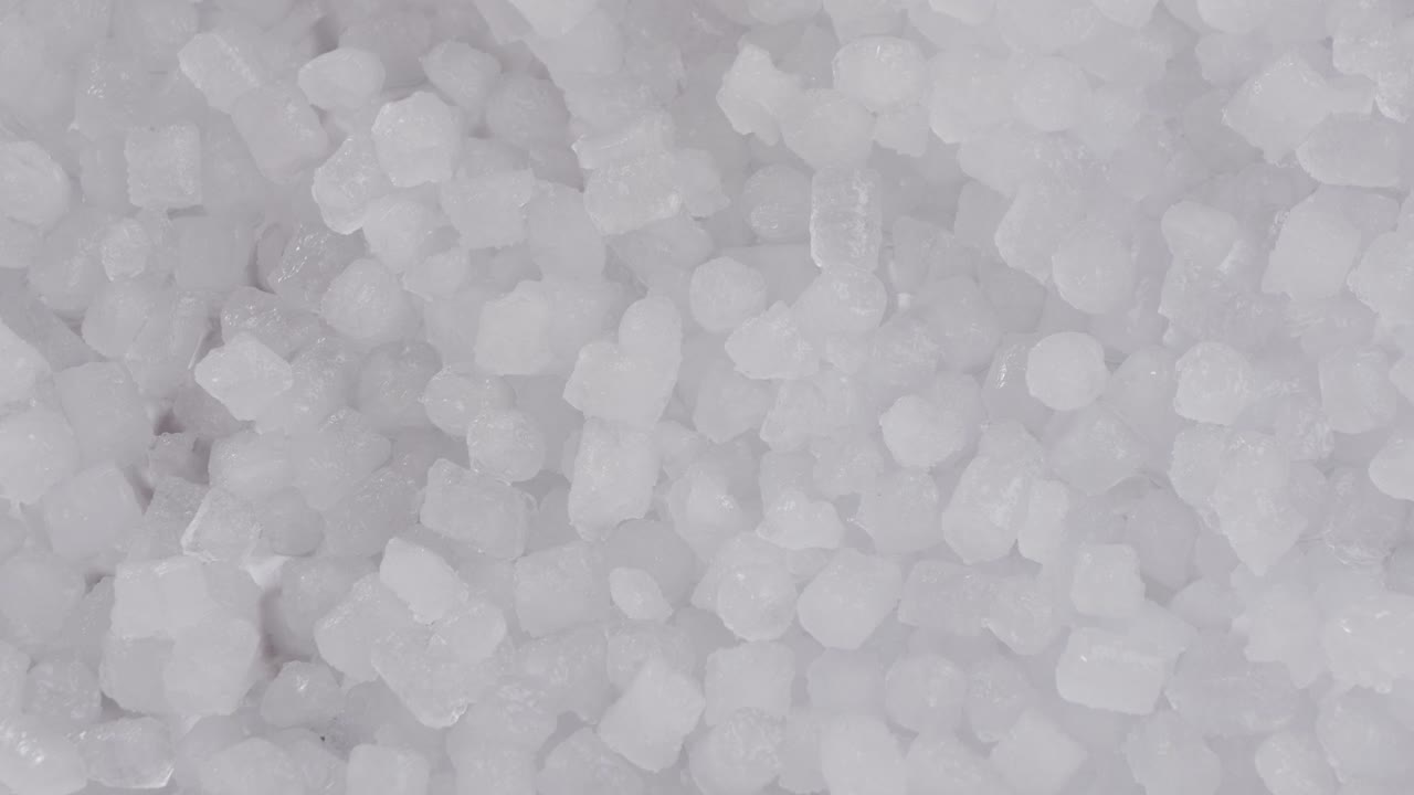 Close-up of Coarse Salt Crystals