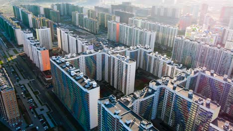 aerial view of a modern residential complex