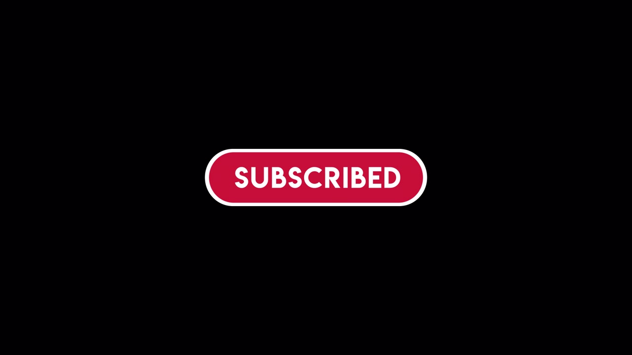 Animated Subscribe Button with Mouse Click and Subscribed State