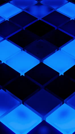 abstract glowing blue geometric pattern