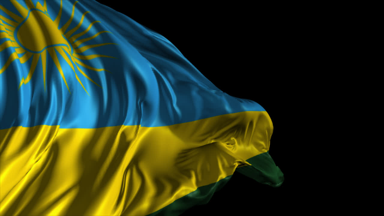 르완다의 발을 흔들고