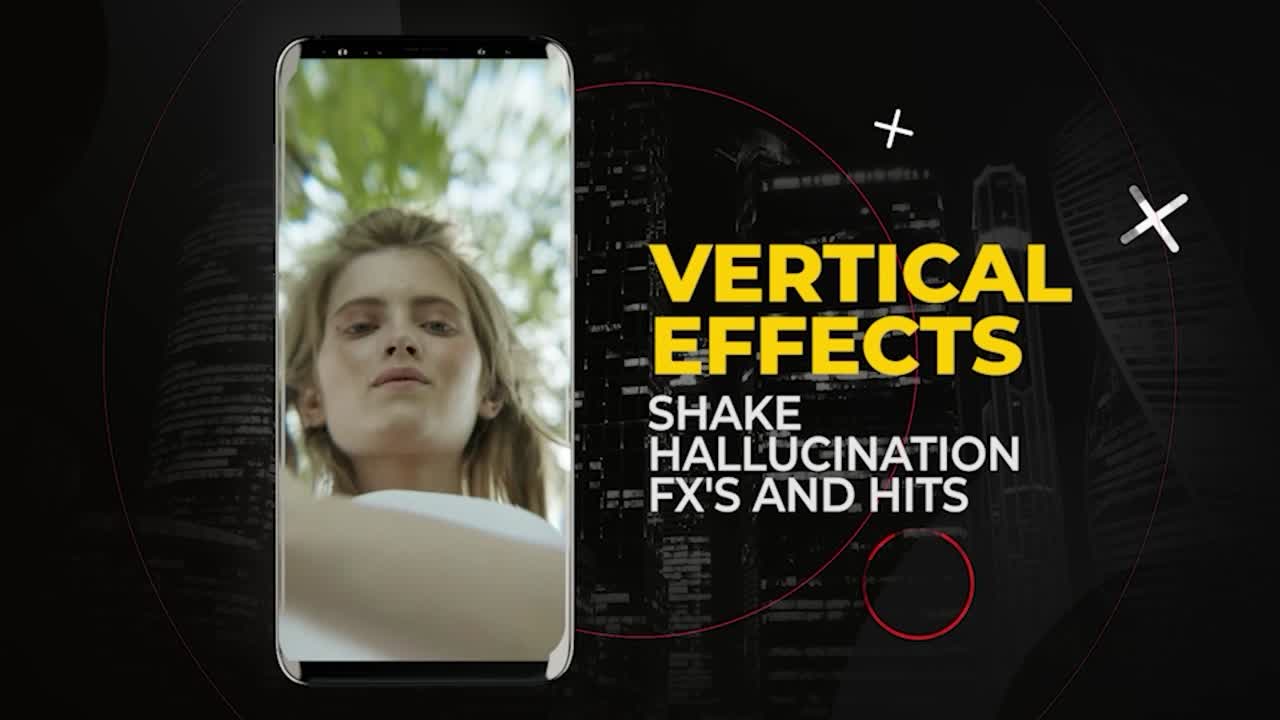64 stylish, glitch-infused effects