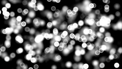 4k defocused abstract particles background (black and white) - loop stock video