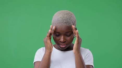 woman suffering from severe headache