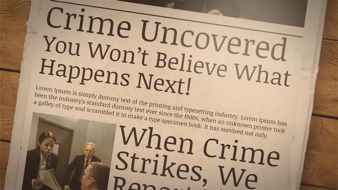Cinematic Newspaper