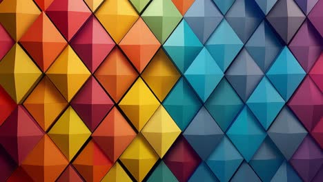 colorful geometric abstract pattern