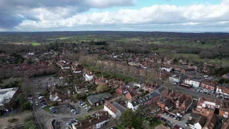 Tenterden-Town-Centre-Kent-Uk-Imágenes-Aéreas-De-Drones-De-High-Street