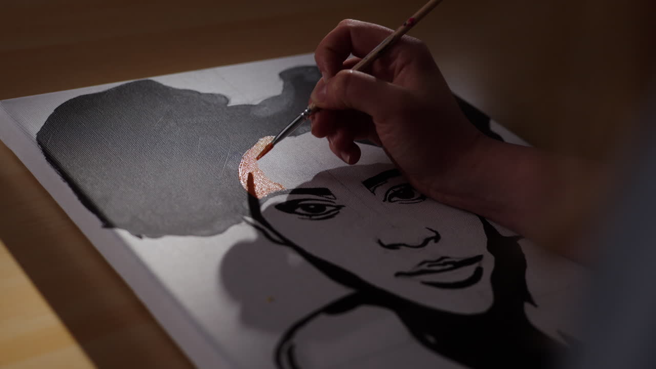 여성 초상화 그림