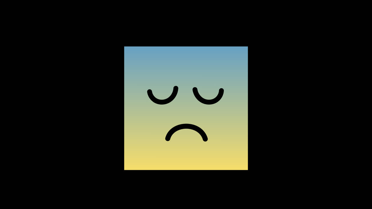 잠자는 사각형 이모지