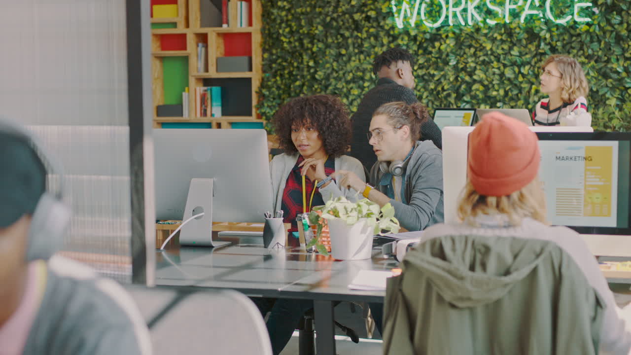 Colleague, creative office