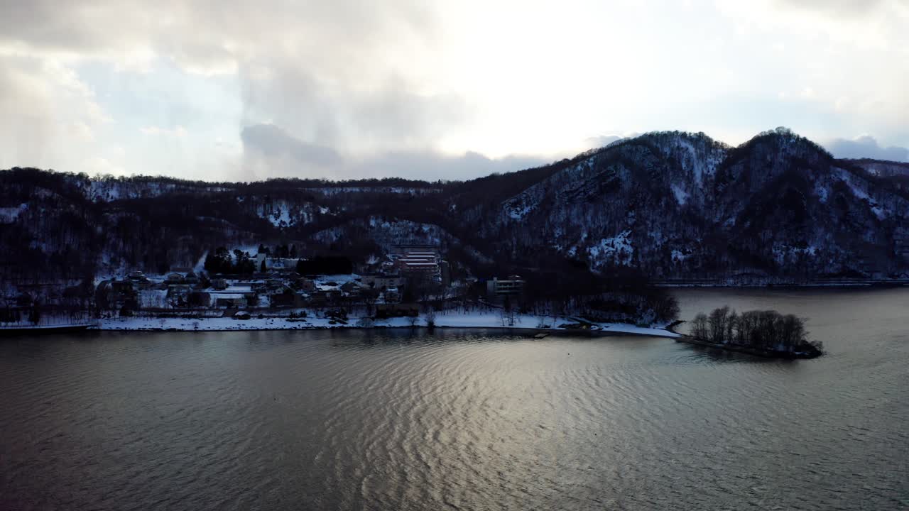 토야 호수 조감도