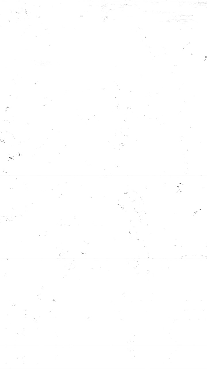 White dust scratch texture overlay with scattered black specks film grain marks and clean bright