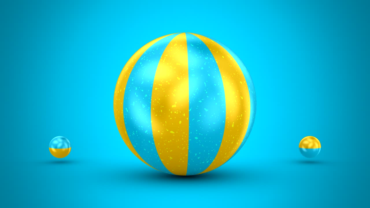 la esfera cortada gira