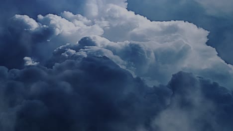 Punto-De-Vista-Nubes-Oscuras-En-El-Cielo-Azul,-Tormenta