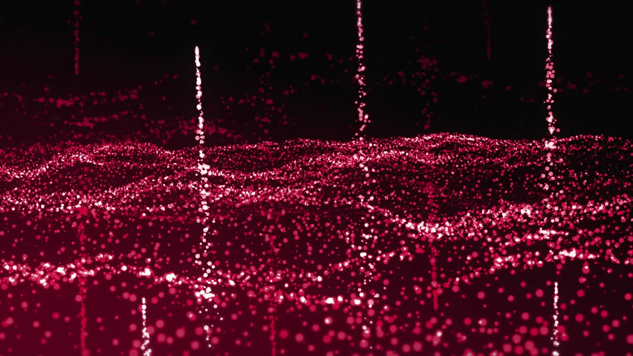 추상적인 은 입자 파동 배경