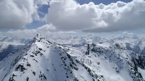 Aerial-of-a-mountain-in-Switzerland