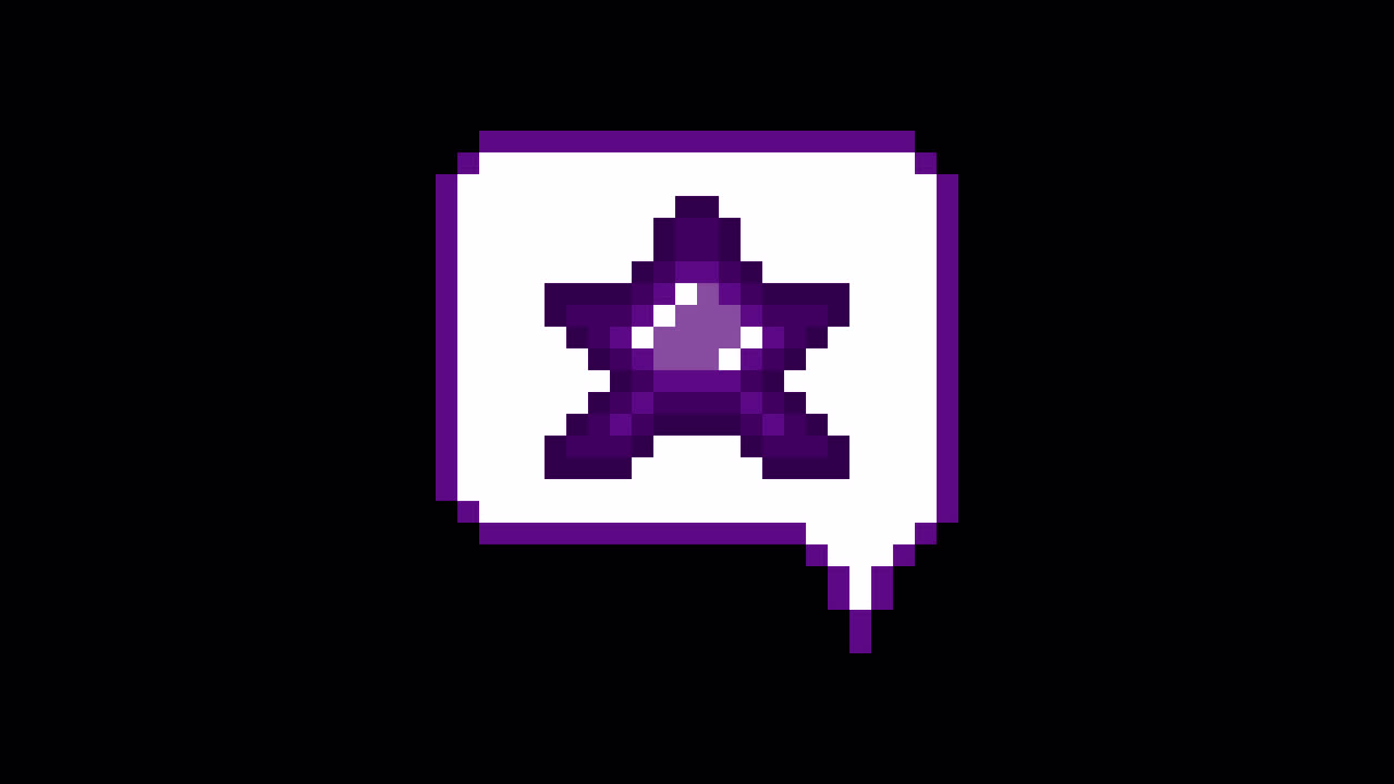 Pixel art animation icon speech bubble star (7)