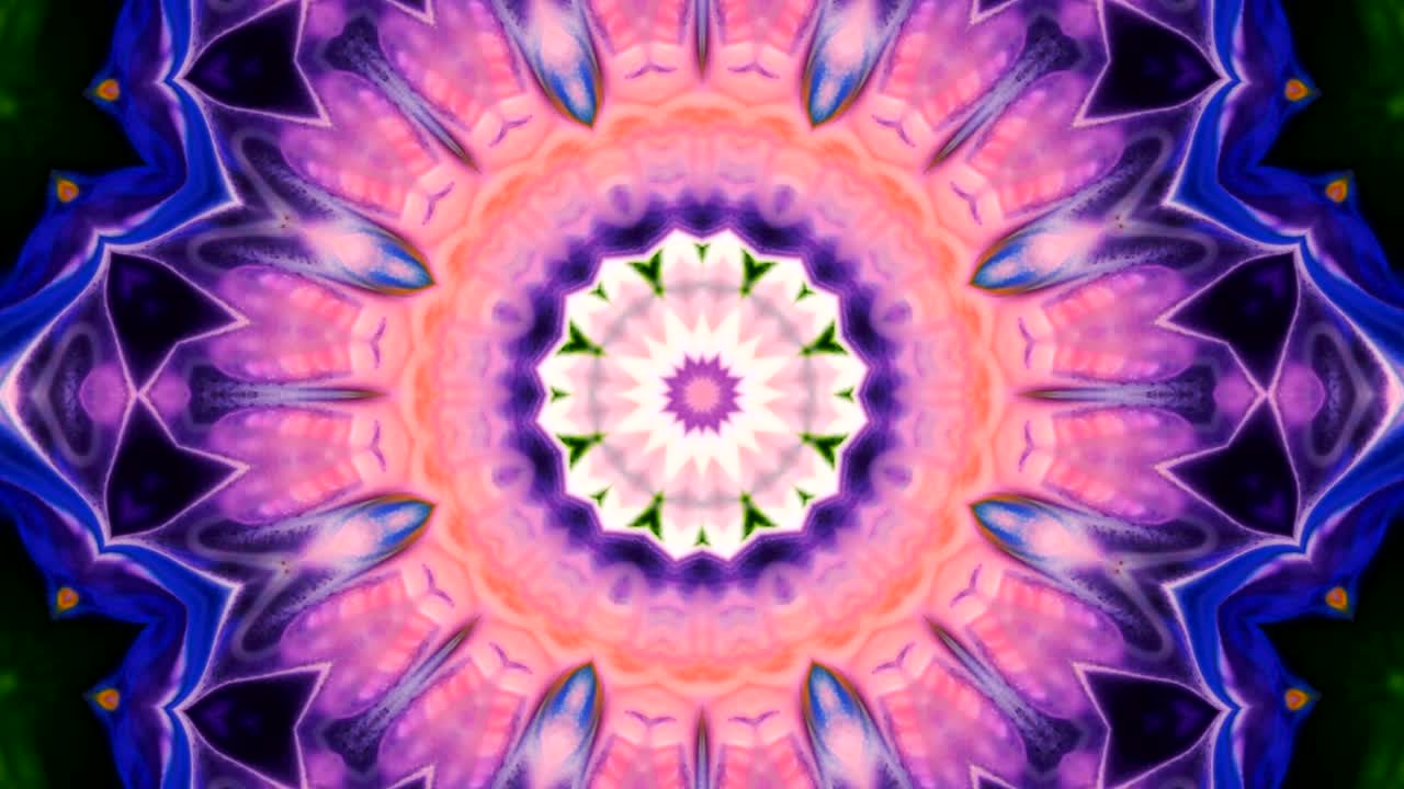 movimiento de fondo de kaleidoscopio abstractamente colorido