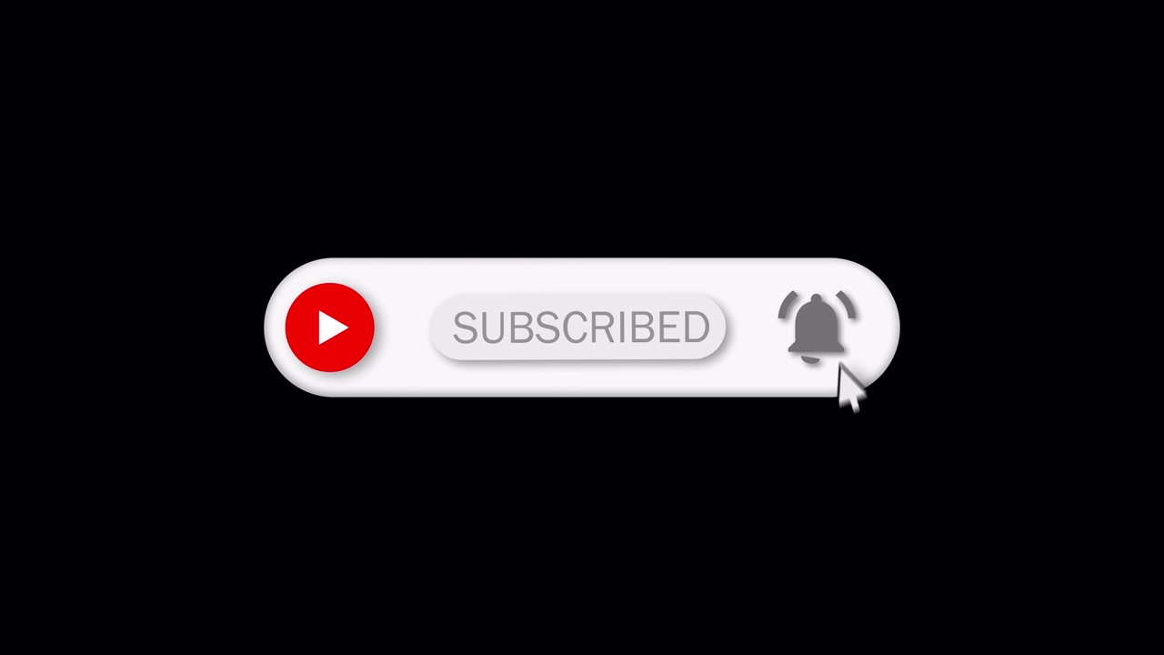 YouTube Subscribed Notification Button