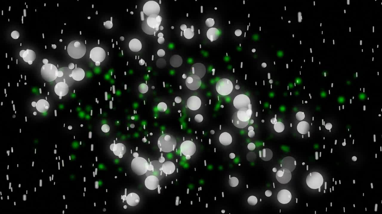 검은 바탕에 있는 모양과 반점의 애니메이션