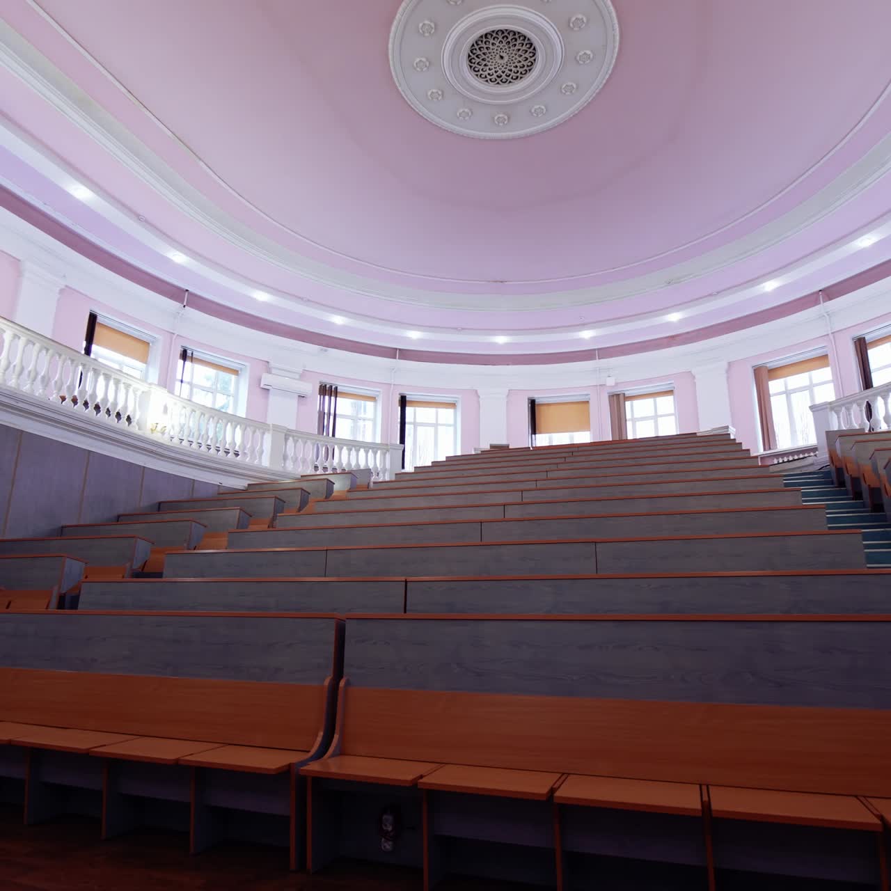 Empty large lecture hall